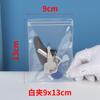 Soporte Envío Directo Bolsa Ziplock de PVC Transparente Engrosado Joyería Aretes Boca Plana Embalaje Almacenamiento Sellado Bolsa de Joyería
