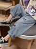 Nuevos Jeans de Dibujos Animados Otoño 2026 Estilo Coreano Modernos Pantalones de Campus para Niños y Niñas, Moda Infantil al por Mayor