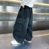Jeans de Otoño para Niños Estilo Coreano Pantalones Curvos Elegantes 2026 Nuevos Pantalones de Primavera y Otoño Pantalones Rectos de Pierna Ancha para Niños
