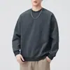 Roupas Masculinas Fengshe / Novo Suéter Retrô Japonês de Primavera e Outono Versátil Design Patchwork Masculino Blusa de Moletom Solta de Manga Longa