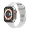 Adecuado para Apple iWatch Correa de Silicona Inteligente S10 Textura de Cuero Correa Deportiva de Silicona S1-9/Se Universal