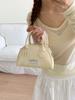 Bolsa Pequena Estilo Ocidental de Alta Qualidade Feminina 2025 Nova Verão Combina com Tudo Bolsa Transversal Moda Simples Portátil Bolsa Bowling