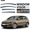 Adecuado para Volkswagen Golf Deflector de Lluvia Vw Golf Sportsvan Deflector de Ventana