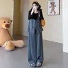 Conjunto de outono "estilo relaxado" para gestantes, versão coreana outono e inverno, macacão de alta qualidade