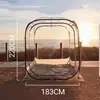 Tienda Transparente para Ver Eventos Deportivos Viajes al Aire Libre Portátil Apertura Rápida Habitación Solar Impermeable Tienda de Campaña de Ocio