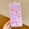 Pegatinas Infantiles de Dibujos Animados que Brillan en la Oscuridad Pegatinas de Durazno Sanrio Pegatinas de Bebé Llorando PP Patas de Gato Lindas Pegatinas 3D para Alivio del Estrés