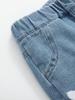 Calça Jeans Bebê Jingqi Meninas Primavera e Outono Calças Infantis 2023 Novas Roupas de Outono Calças de Pierna Reta Infantis Roupa Infantil
