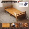 Cama plegable de bambú, cama individual y doble plegable, uso doméstico simple, cama refrescante para adultos, cama para siestas para habitaciones de alquiler, tablero duro de bambú para siestas