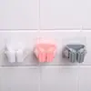 Suporte para Mop Grande Adesivo Sem Furos Montado na Parede Gancho para Mop de Banheiro Fixador de Mop Doméstico Sem Marcas Clipe para Mop