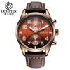 Reloj de cuarzo informal con esfera grande de Ochstin Augusten para hombre, moderno y resistente al agua.