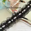 Ribete de encaje blanco Lolita, dobladillo de falda, cinta hecha a mano para ropa de muñeca, bolsa ita, tarjetero y ribete decorativo