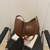 Bolso Sobaco Lazo para Mujer 2025 Verano Nuevo Estilo Simple y Elegante Bolso Cuadrado Pequeño Textura de Alta Calidad Bolso Bandolera de Hombro Sencillo