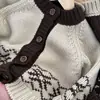 Abrigo de Otoño para Niños 2026 Estilo Nuevo Suéter para Niños Cárdigan de Punto Top de Otoño Estilo Coreano para Niñas