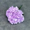 270 flores artificiales, 5 ramos de hortensias, decoración de bodas, decoración para el hogar y escaparates, adornos de flores artificiales transfronterizos al por mayor