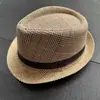 Chapéu de sol casual de primavera e verão para homens de meia-idade e idosos, chapéu de palha com proteção solar, chapéu de verão estiloso e moderno estilo coreano para atividades ao ar livre