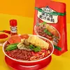 Fideos de Arroz Jugosos y Gordos Man Xiao Bao 310g/Paquete, Fideos de Arroz Instantáneos Sopa Picante Agripicante Estilo Hong Kong, Listos para Comer, Entrega Rápida
