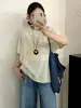 Camisetas de punto personalizadas de talla grande con manga corta para mujer, producción en masa y personalización desde la fábrica de origen, servicios OEM y producción de muestras basada en los diseños o muestras proporcionados