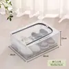 Caja Plegable para Almacenamiento de Zapatos Debajo de la Cama, a Prueba de Polvo y Humedad, Caja para Zapatos Debajo de la Cama sin Instalación, Caja de Almacenamiento de Zapatos de PVC Transparente