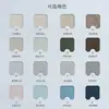 Cortinas de Algodón y Lino Doble Cara Totalmente Opacas para Proyectos Hoteleros y Casas de Huéspedes, Mismo Color por Delante y por Detrás, para Balcón y Sala de Estar, Tejido para Cortinas Shaoxing Keqiao