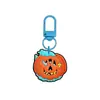 Llavero de Goma Suave de Fantasma de Halloween Dibujado Hebilla de Puerta en Forma de 8 en Forma de U Llavero Pinza de Langosta Figura de Muñeco Hebilla Colgante Adorno