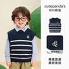 Chaleco de Punto para Niños Kaka Panda Ropa de Otoño para Niños Tops Casuales de Otoño para Niñas Chaleco de Primavera y Otoño para Bebé