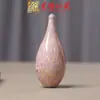 Jarrón Artesanal de Laca de Moda, Adorno de Escritorio de Madera Hecho a Mano, Decoración para Oficina en Casa, Adorno de Talla en Madera