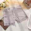 Pantalones de Malla Transparente Ultradelgados Dos en Uno Transpirables tipo Piel Pantalones de Seguridad Cintura Alta Entrepierna de Seda Anti-rozaduras Leggings Ligeros para Mujer