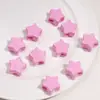 Contas Acrílicas Creme com Furo Grande Estrela de Cinco Pontas Flor de Ameixa Coração Contas Feitas à Mão DIY Caseiro Corrente para Celular Chaveiro Joias