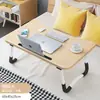Mesa plegable para cama dormitorio escritorio para portátil escritorio para estudiante universitario artefacto de dormitorio mesa pequeña mesa de comedor perezosa