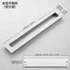 Manija oculta manija de cajón moderna aluminio espacial manija empotrada ranura para puerta corredera hebilla de aleación de aluminio empotrada