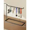 Suporte de exibição criativo de chaveiro de mesa, expositor de joias, suporte de exibição de acessórios de batom, suporte de parede para armazenamento de pulseiras e colares