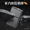 Estuche para Cigarrillos de Aleación Pack de 20 Deslizante Portátil para Hombres Grueso Suave y Duro Bolso Universal Impermeable de Alta Calidad Estuche Plegable para Cigarrillos