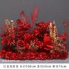 Arreglo Floral de Piso Rojo Boda Decoración con Flores Artificiales Escenario Pasillo Arreglo Floral Fondo Flores Colgantes Flores de Seda Flores Realistas Alta Simulación