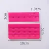 Sujetador Colorido en Stock con Tres Filas de Botones, Accesorios para Sujetador de Poliéster Blanco y Negro, Fabricante de Ropa Interior Pintada en Spray con Tres Filas de Dos Botones