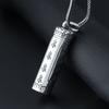 Plata esterlina s990 plata pura colgante vintage colgante vintage colgante vintage para hombres y mujeres joyería Xizang caja gawu