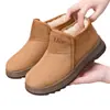 Nuevos Zapatos de Invierno para Mujer Birkenstock de Suela Gruesa Botas de Nieve para Mujer Zapatos de Piel Engrosada con Terciopelo Mocasines Cálidos Zapatos de Algodón para Madre