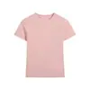 200g Ombro Normal Manga Curta Cor Sólida Verão Novo Feminino Versátil Slim Fit Valoriza o Corpo Estilo Hot Girl Base Camiseta Curta