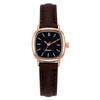 Nuevo estilo coreano moderno simple personalidad retro estilo Harajuku estudiante hombre mujer cuarzo correa reloj de pareja al por mayor
