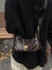 Bolsa Plissada de Nicho Super Popular para Outono e Inverno Transfronteiriça para Mulheres 2026 Nova Moda Versátil Bolsa Transversal Bolsa de Ombro Único Sob o Braço