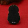 Colgante Buda masculino de jade tinta de Hotan con incrustaciones de oro jade oro Guanyin colgante de jade marca dragón suministro en vivo fabricantes suministro al por mayor