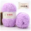 Novelo de Lã Coral Fleece Lã Pelúcia Lã para Toalha Cachecol Lã para Bebê Feito à Mão DIY Tricô Bolsa Kit de Material para Autotricô
