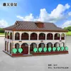 Puzzle de Madera 3D de Gran Venta Modelo de Edificio Antiguo Juguete Educativo de Ensamblaje Manual Adorno para Puestos Callejeros