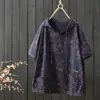 Camiseta corta con capucha para mujer, nuevo estilo verano 2026, playera estampada casual holgada, top versátil para mujer