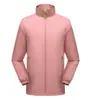 Jaqueta Impermeável Fina de Primavera e Outono Roupa de Trabalho Customização Restaurante Loja de Chá com Leite Uniforme para Atendimento na Recepção Estampa de Logo Jin