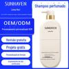 Shampoo com fragrância duradoura, shampoo anticaspa e suave, processamento personalizado de fábrica de shampoo anticaspa e anticoceira