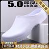 Zapatillas Baotou Nuevo Estilo Transfronterizas para Hombres Verano Uso Exterior Negras Resistentes al Aceite Antideslizantes Suela Gruesa Mayor Resistencia al Desgaste Impermeables Zapatos de Chef