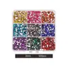 Cuentas de Arroz Facetadas de Cristal Transparente Zirconio para Pulsera Collar Decoración Hecha a Mano 7