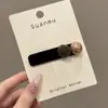 Pinza para el Cabello Melaleuca Otoño e Invierno para Mujer Lazo Estampado Leopardo Exquisita Pinza BB Accesorios para el Cabello Nuevo Estilo 2026 Pinza de Pato de Punto Versátil
