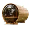 Diseño Moderno Barril Redondo Madera Maciza Sauna Spa Cabina de Spa Diseño Moderno Sudor Vapor Gimnasio