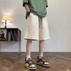 Pantalones Cortos Waffle para Hombre Verano Moderno Marca Sueltos Pesados Pantalones de Hombre Deportes Americanos Pantalones Casuales de Media Pierna